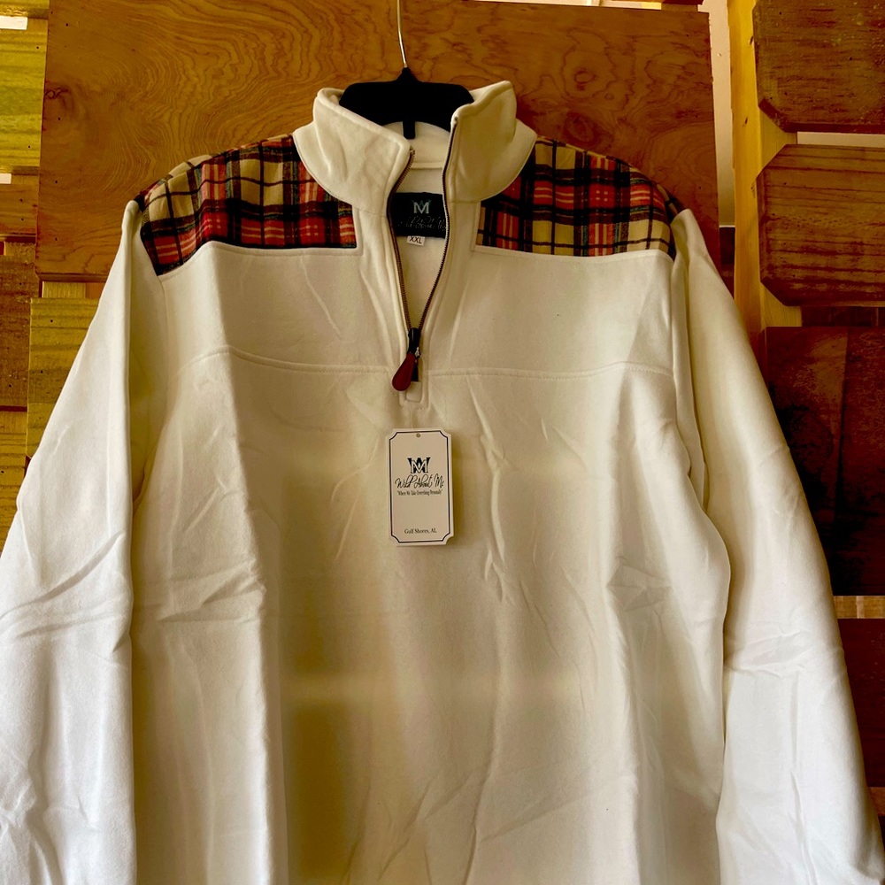 Cream XX 1/4 Zip Wild About Me sweatshirt